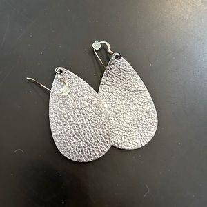 Nickel and Suede earrings
